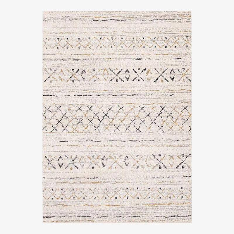 Scandinavian style rectangular rug