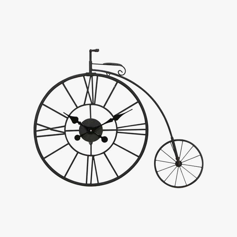 Design clock in the shape of a bicycle Bike