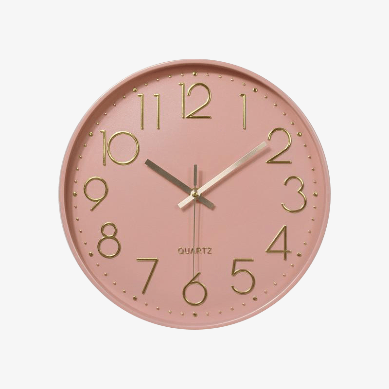 Wall clock modern round coloured 30cm