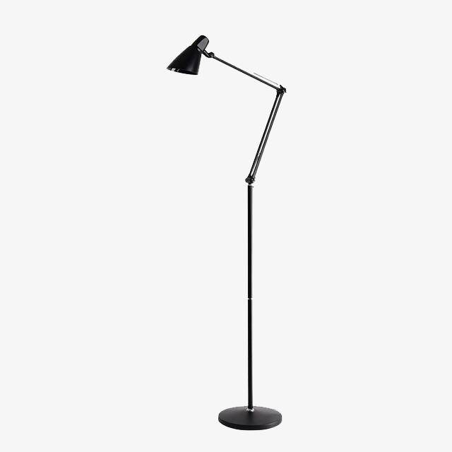 Floor lamp on a BOTIMI stand (black or white)