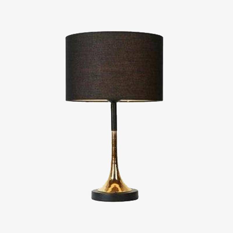 LED design table lamp with lampshade