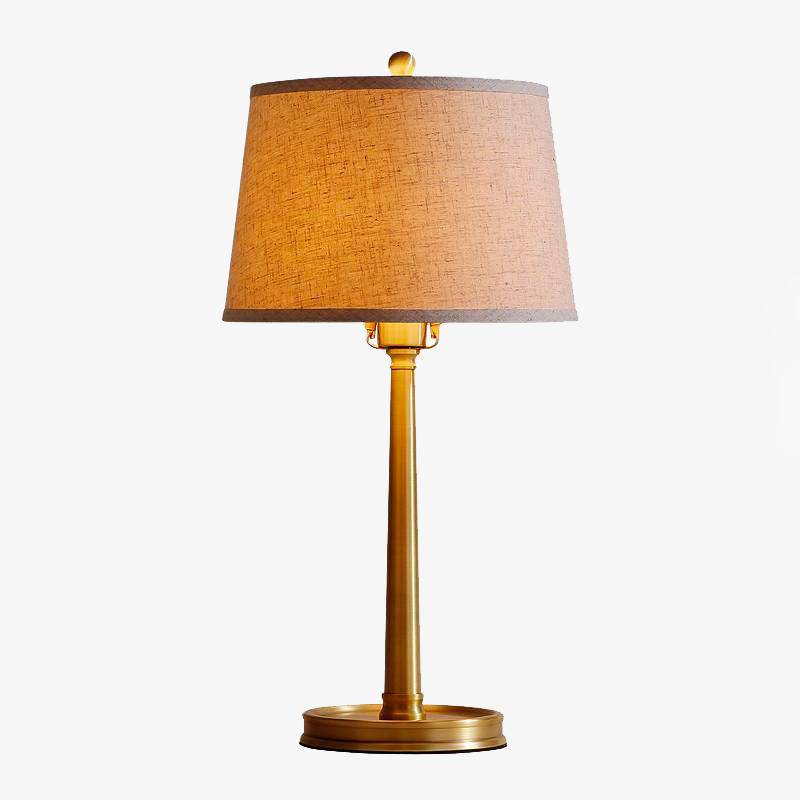 Bedside lamp with lampshade in modern Night fabric