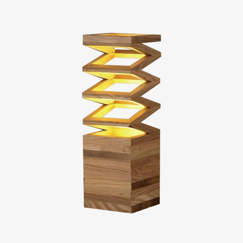 Lámpara de cabecera o de escritorio de madera de alta calidad Madera
