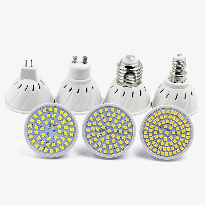 Lot de 10 ampoules LED E27 E14 et G10