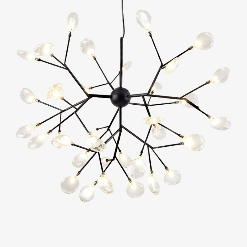 Design chandelier branches with LEDs Creatives