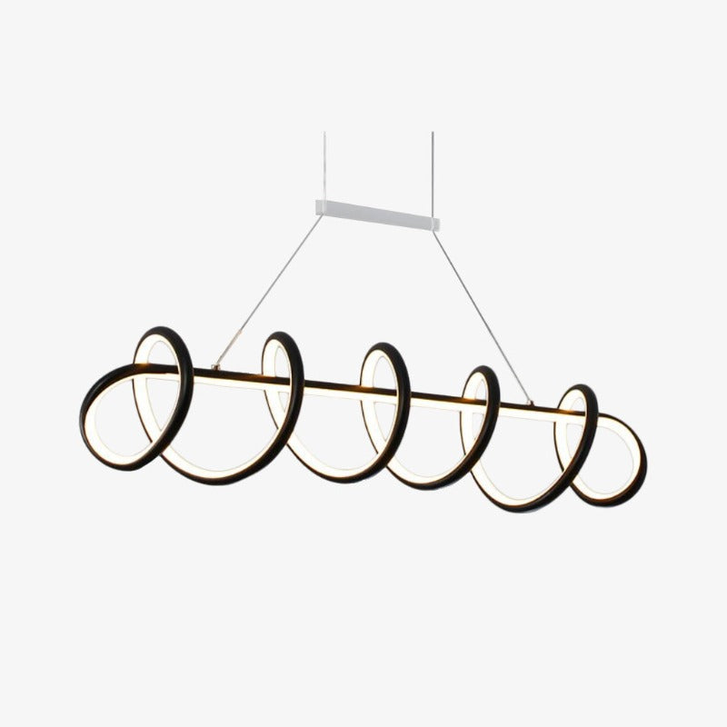Chandelier Design LED Spiral pendant Acrylic