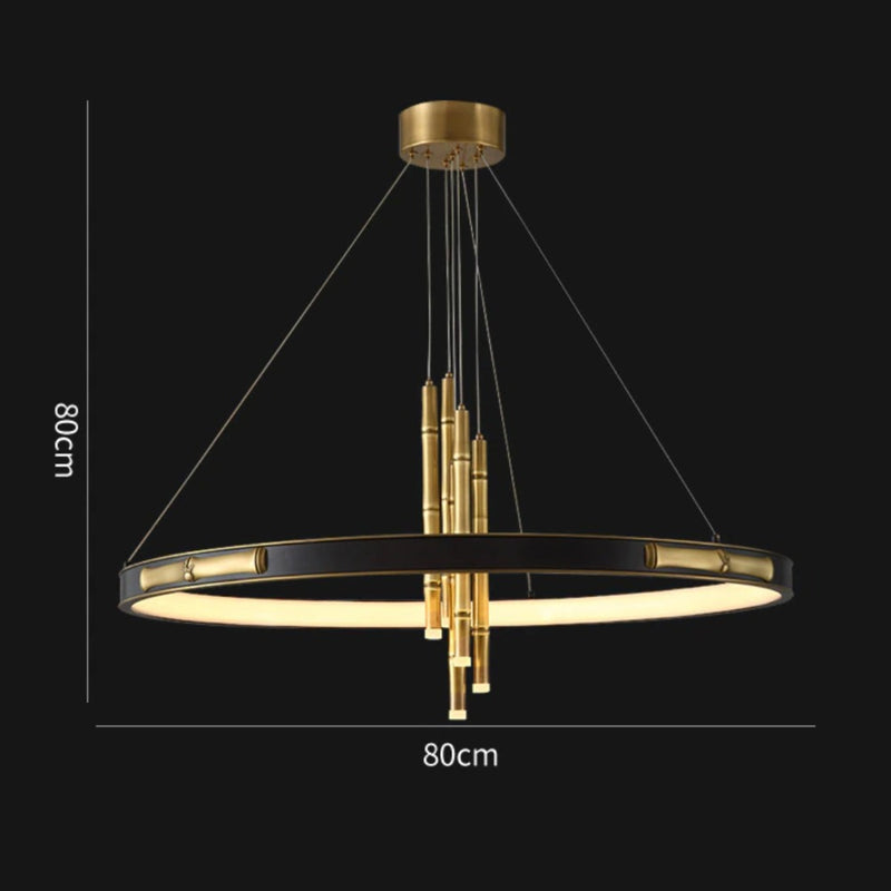 Lustre moderne et circulaire style chinois luxury Yoshi