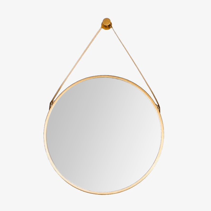 Personality round decorative wall mirror