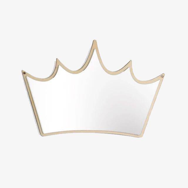 Crown-shaped wall mirror Decoration