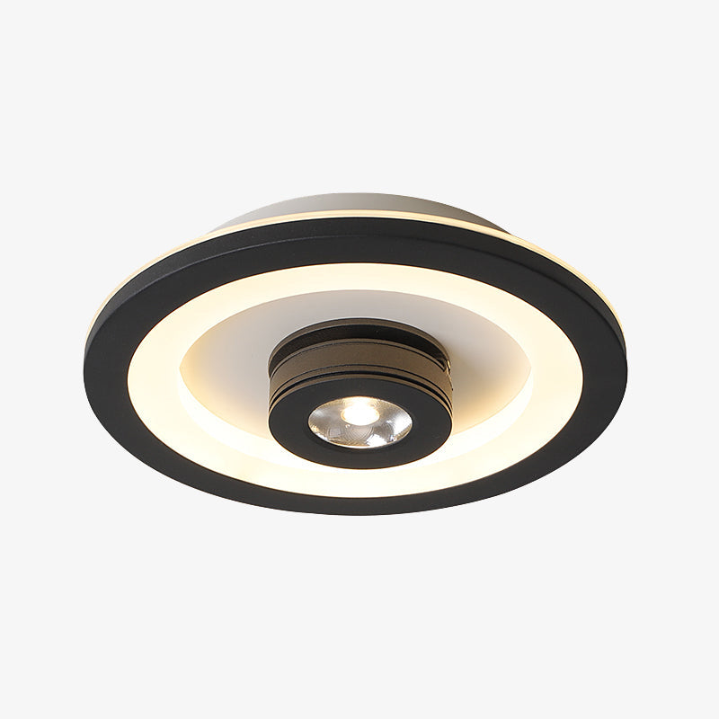 Lámpara de techo design LED con foco regulable y base de luz Wrenn