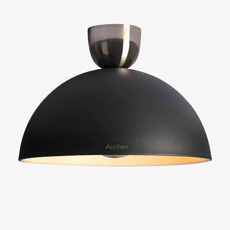 LED ceiling lamp half ball black Surface