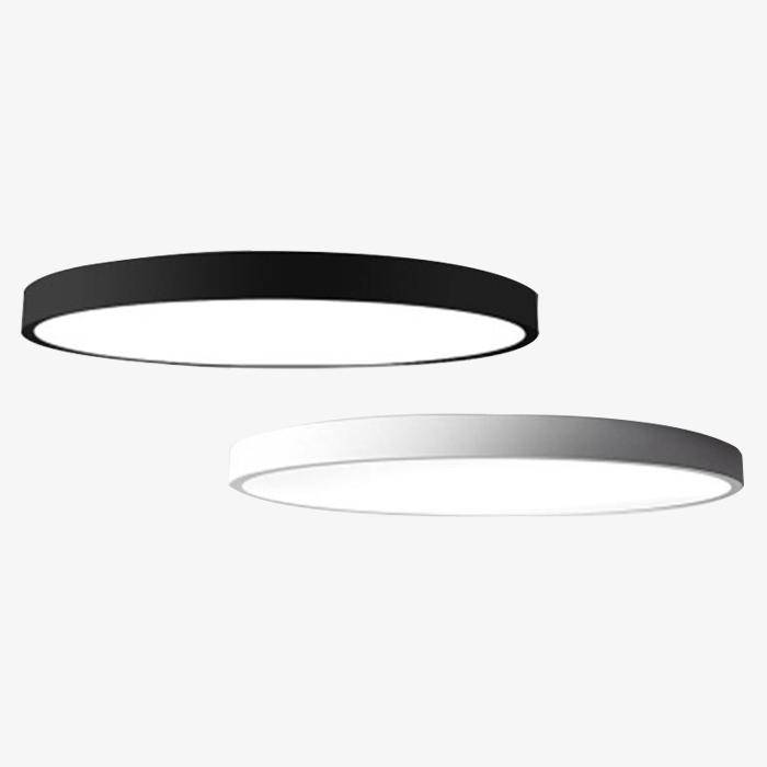 Plafonnier LED design arrondi et plat (plusieurs tailles)
