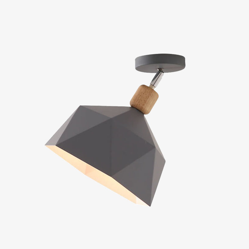 Lámpara de techo LED moderna con pantalla de metal Garino