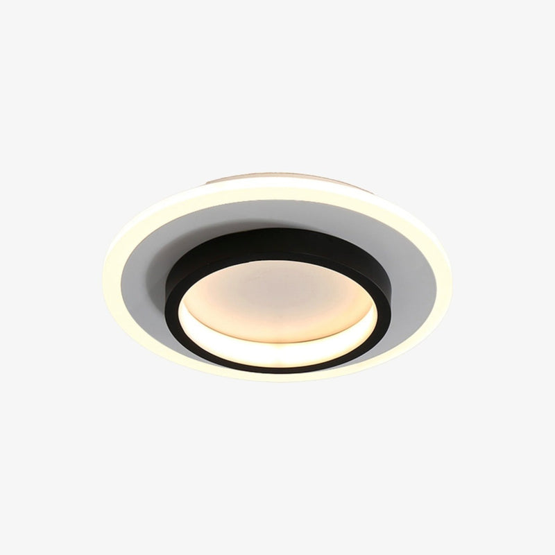 Plafonnier moderne LED forme carré ou circulaire Clery