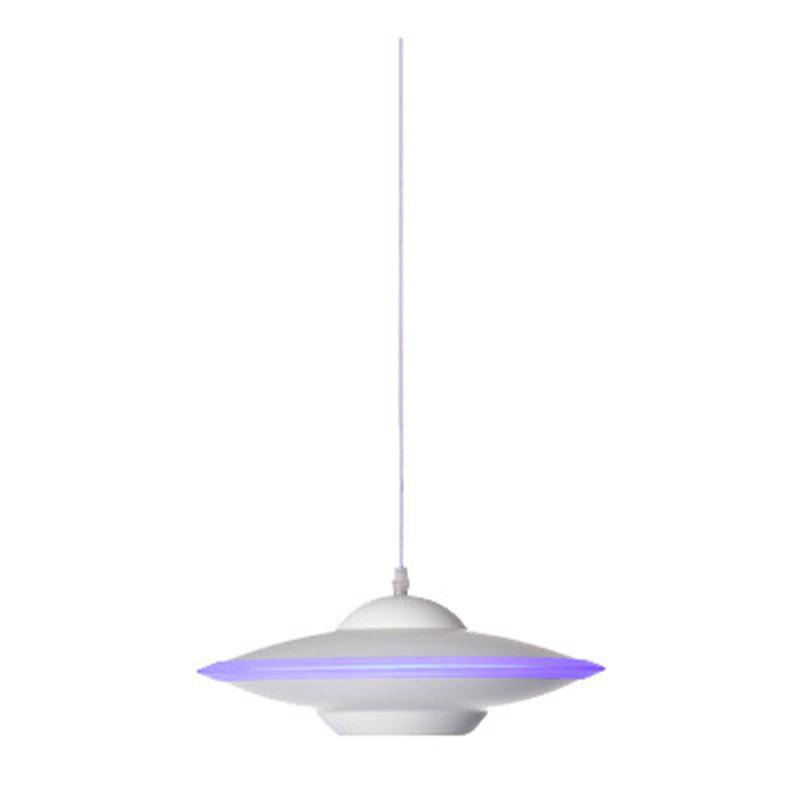 pendant light LED colored flying saucer