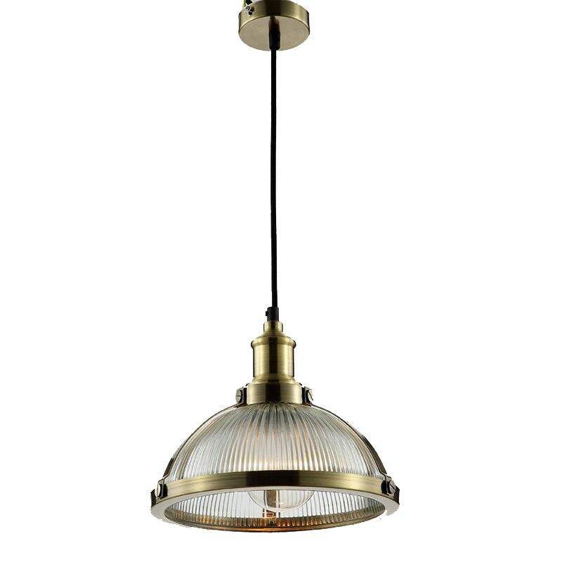 Lámpara de suspensión design Vidrio LED estilo loft industrial