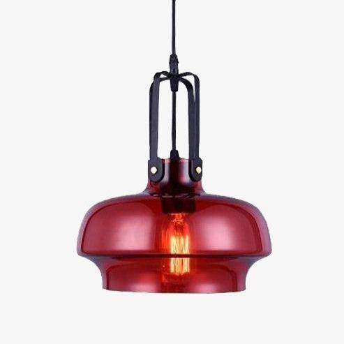 pendant light Hang style colored glass LED design