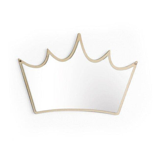 Espejo de pared en forma de corona Decoración
