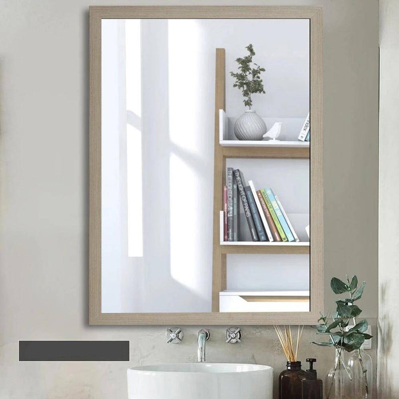 Rectangular wall mirror with Cosmetic frame
