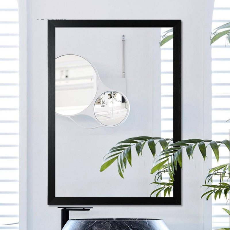 Rectangular wall mirror with Cosmetic frame