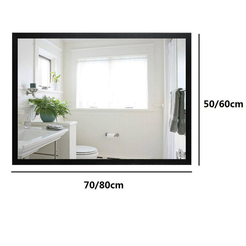 Rectangular wall mirror with Cosmetic frame