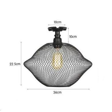 Honeycomb Caged LED Ceiling Light in various shapes