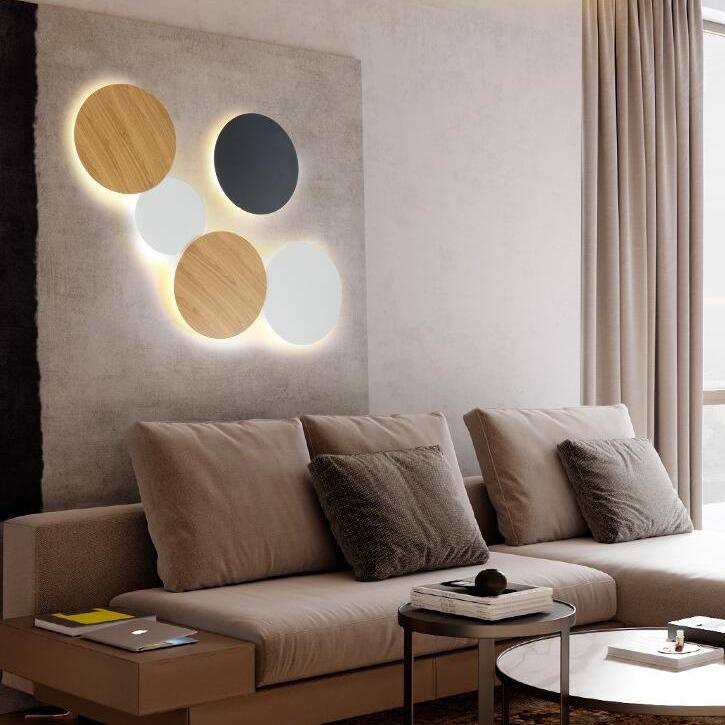 wall lamp Eclipse round LED wall light (single)