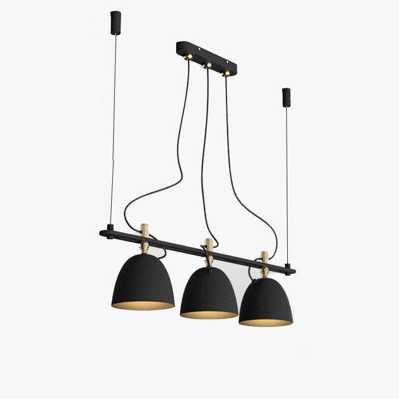 Lámpara de suspensión design LED con varios tonos negros Loft