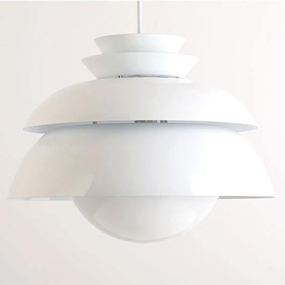 Lámpara de suspensión design Flor LED blanca Dinamarca