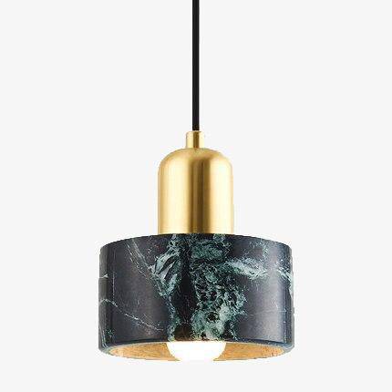 pendant light Luxury black marble LED gold design