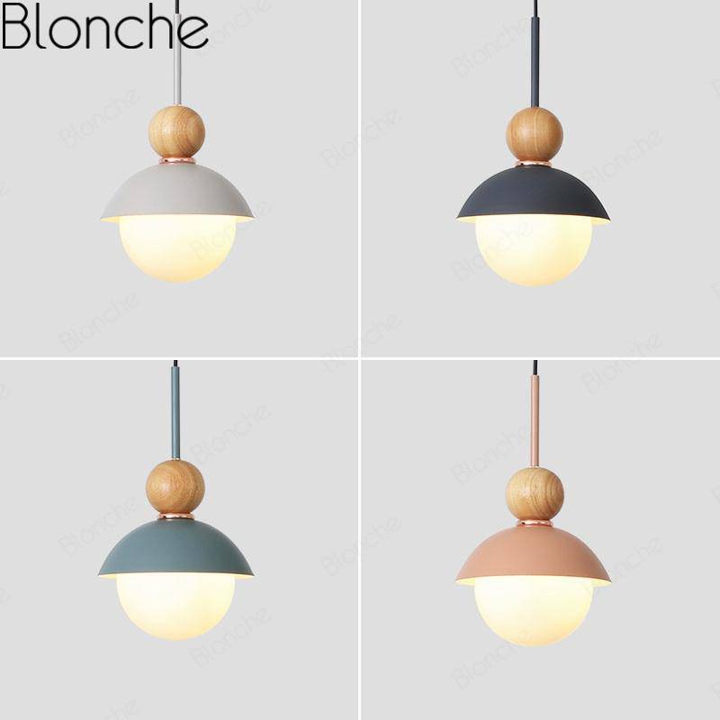 pendant light Creative LED metal color design