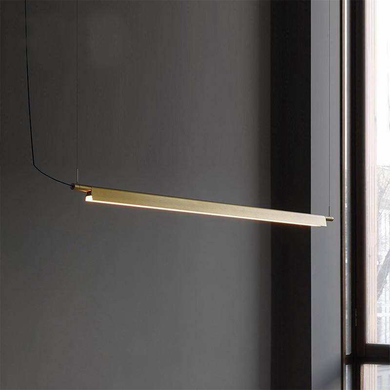 pendant light Loft metal elongated LED design