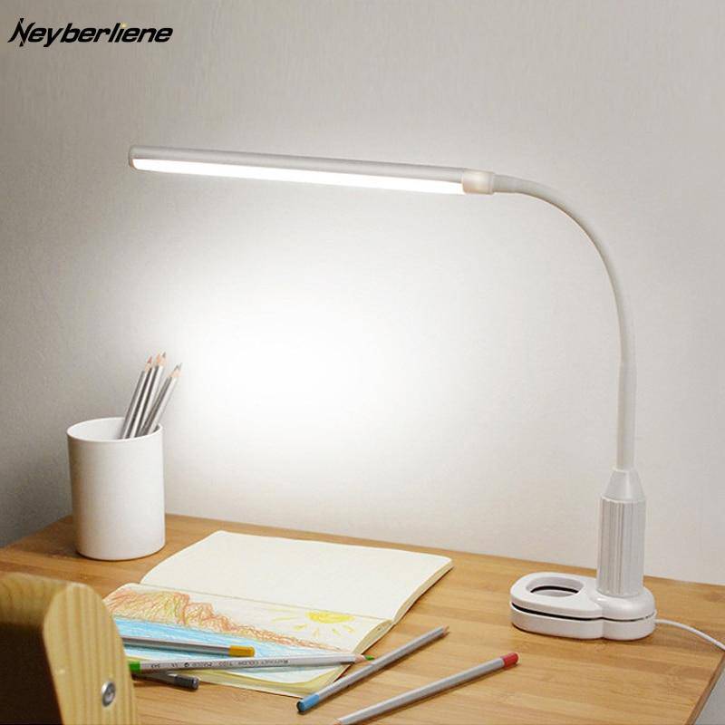 Lampe de bureau à LED à USB et ajustable