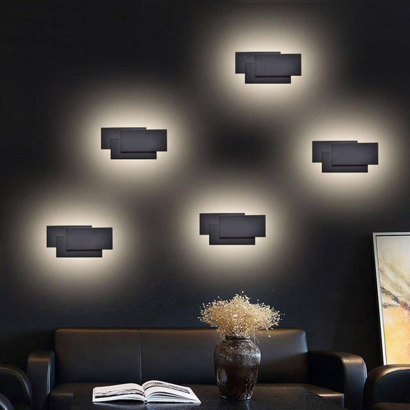 wall lamp LED Wall Painted Aluminium Rectangles