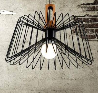 pendant light metal cages of various shapes Antique
