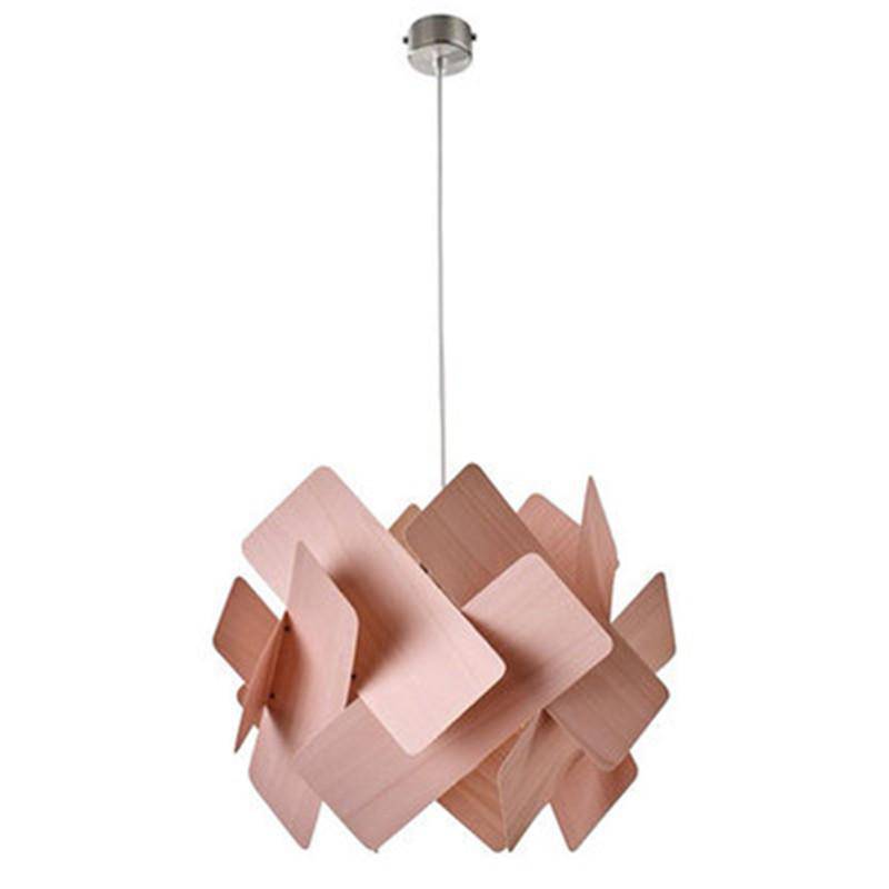 pendant light modern design in colored plates Personality