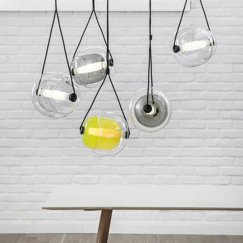 Lámpara de suspensión design Vidrio LED estilo loft