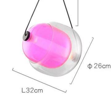 Lámpara de suspensión design Vidrio LED estilo loft