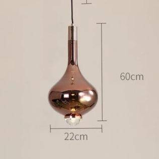 Lámpara de suspensión design botellas de vidrio o cromo