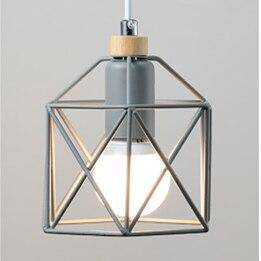 pendant light LED with metal cage Modern