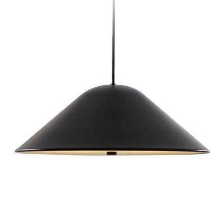 pendant light LED design with lampshade rounded pink gold Loft