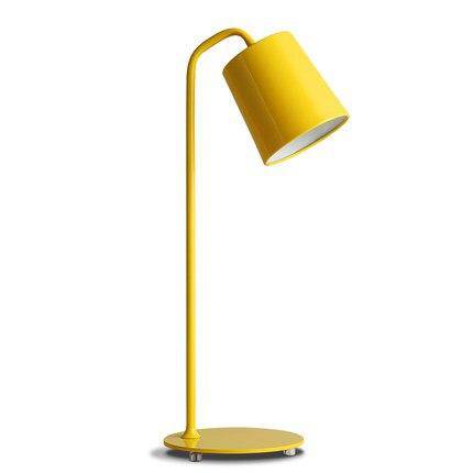 Abajur LED design table lamp in coloured metal