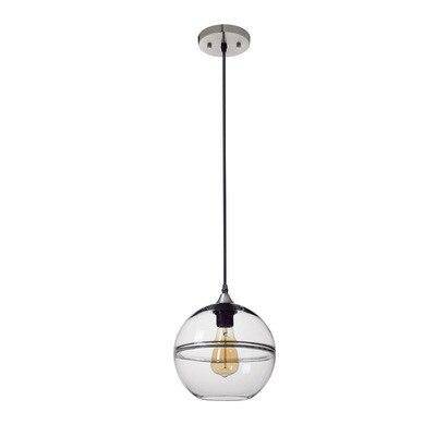 Lámpara de suspensión design LED con bola de cristal minimalista Loft