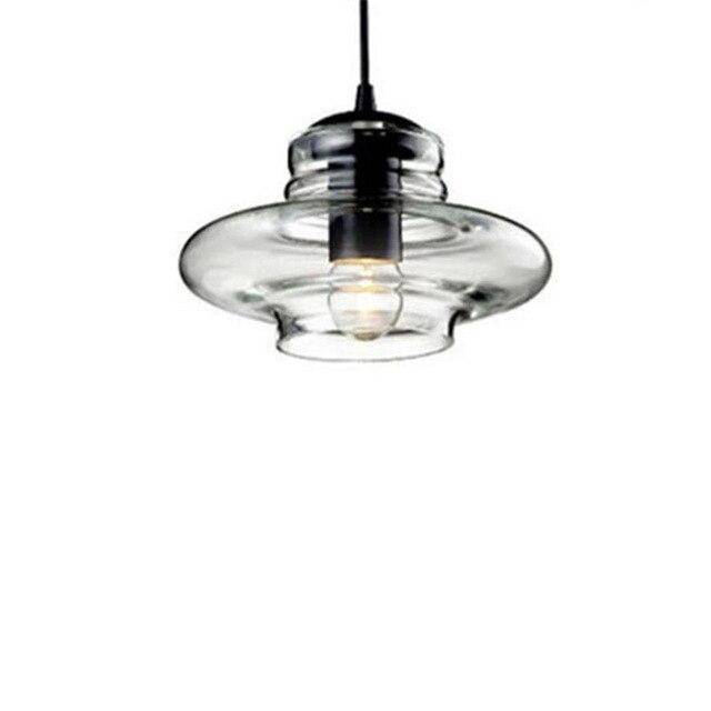 Lámpara de suspensión design LED con pantalla de cristal redonda Sola