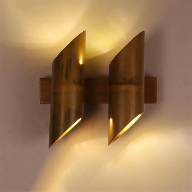 wall lamp bamboo vintage style Originality