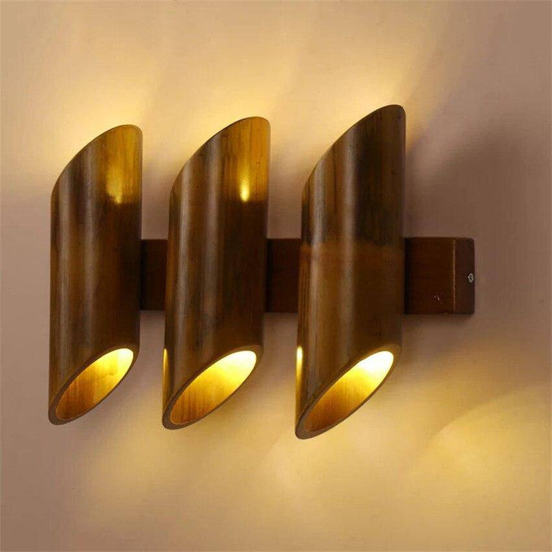 wall lamp bamboo vintage style Originality