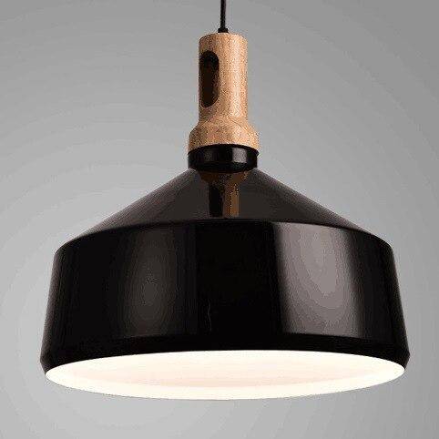 pendant light design in aluminum and wood Country