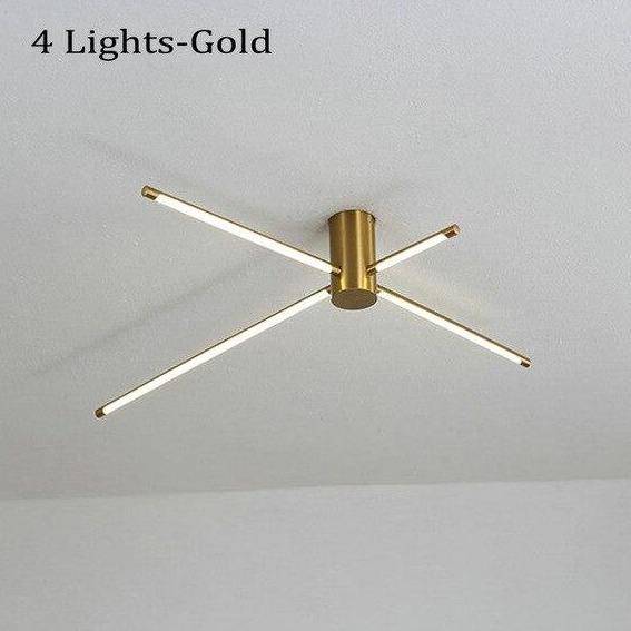 Design ceiling lamp with several LED bars Fashion