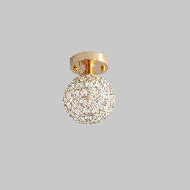 LED ceiling lamp in spherical form metal Palaos