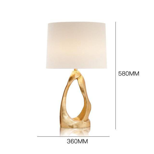 Lampe à poser design moderne LED avec abat-jour blanc Créative